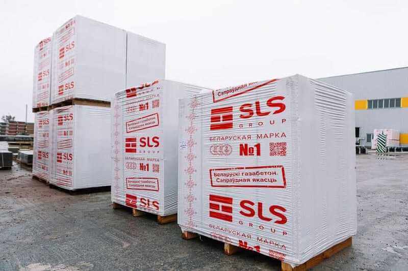 Газобетон Белорусский SLS D400 625х100х250 мм фото 1