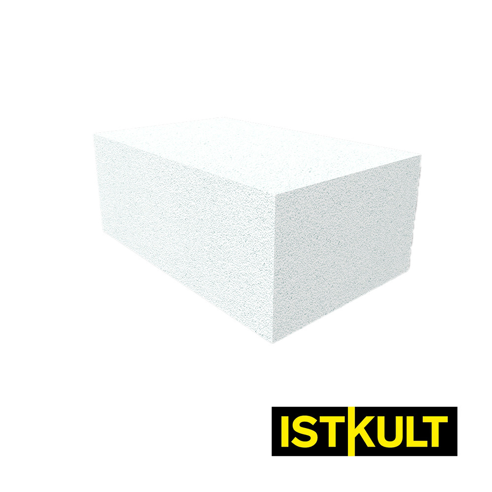 Газобетонный блок ISTKULT D400 B2,5 625х400х250 мм фото 0