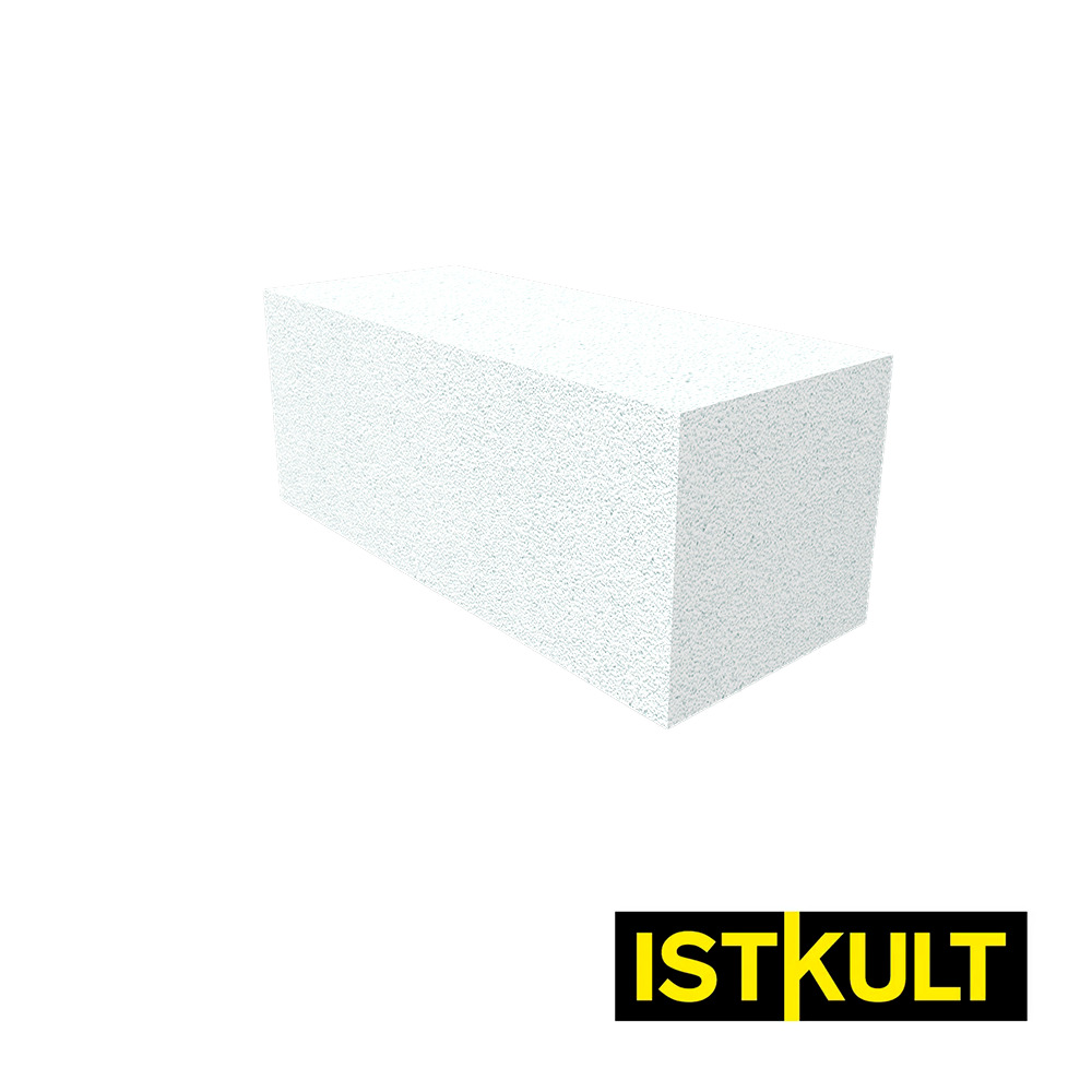 Газобетонный блок ISTKULT D500 B3,5 625х75х250 мм